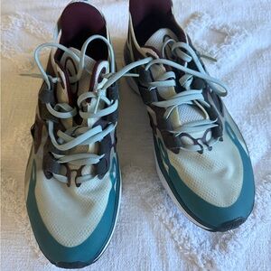 Nike Teal and Maroon Sneakers
